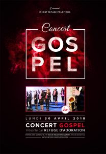 Concert Gospel à Lorient le 30 avril à 20h